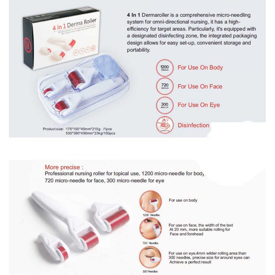 4 In 1 Upgraded Derma Roller